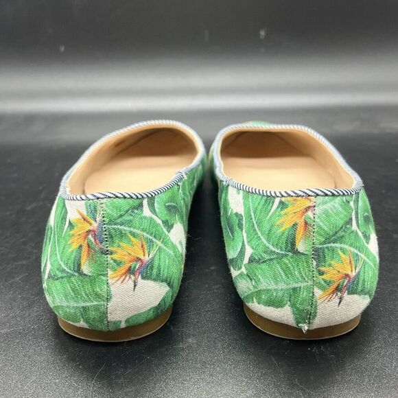 Kelly and Katie Decotis Tropical Flats Womens size 6 office vacation palm leaf - Picture 5 of 8